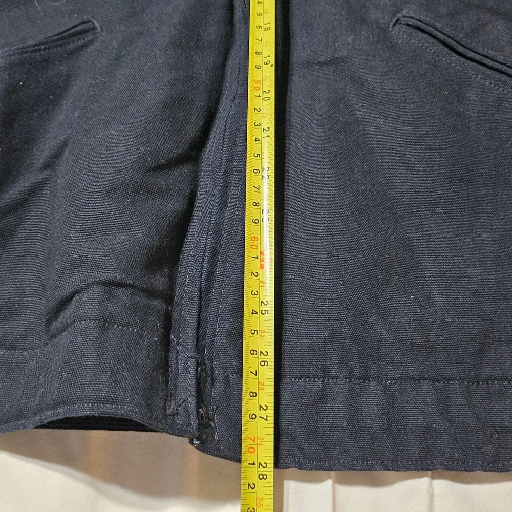 Carhartt Detroit Jacket Mens 4XL Black Blanket Lined Duck Canvas J0001 BLK USA